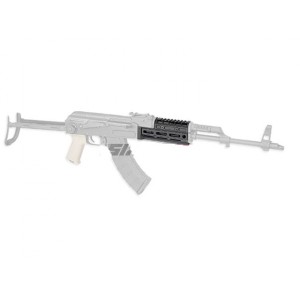Цевье комплект M-LOK Universal Handguard для AK47/AK74 BK (5KU) 5KU-301-BK